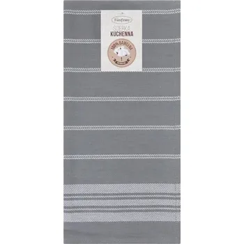 Utěrka Kuchyňská bavlněná utěrka TARJA světle šedá 50x70 cm 100% bavlna MyBestHome cena za 2 kusy Cena za 2 kusy v balení