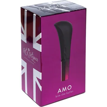 Vibrátor HOT Octopuss Amo - dobíjecí vibrátor na klitoris (černý)