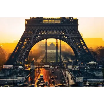 Obraz Plakát Eiffelova věž bez rámu 91 x 61 cm