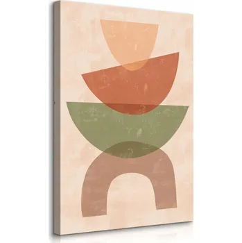 Obraz OBRAZ DO LOŽNICE AKVARELY ABSTRAKCE STYL BOHO MINIMALISMUS 20x30