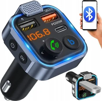 Automobilový vysílač ARSA GO Bluetooth 3x USB s handsfree