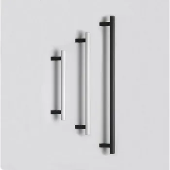 Nábytkové kování Dlouhé trubkové madlo s odsazením SBH-400BL