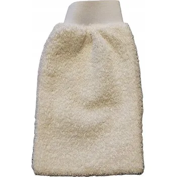 Peelingová rukavice froté lněná do koupele, Dziobak