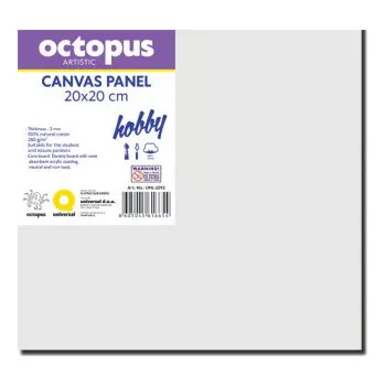 Malířské plátno Malířské plátno OCTOPUS Hobby 280 g 20 x 20 cm