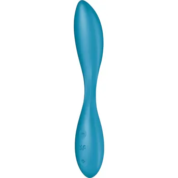 Satisfyer G-spot Flex 1 – akumulátorový, vodotěsný vibrátor na G-bod (zelený)