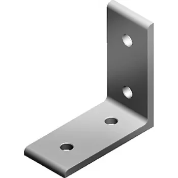 Úhloměr Spojovací úhelník plochý 4 otvory, 1 drážka 093WD3876