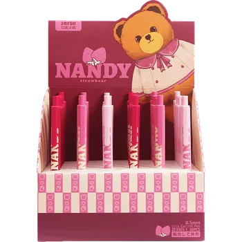 Kuličkové pero 0,5 mm ZF3303-1 NANDY STRAWBEAR 1/36