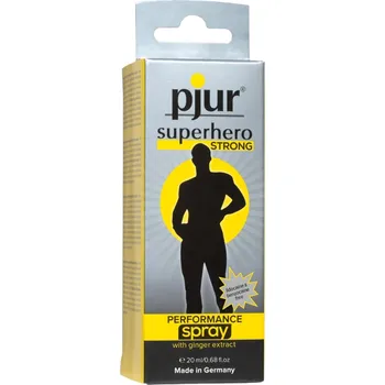 Lubrikační gel pjur Superhero STRONG - zpožďovací sprej (20 ml)