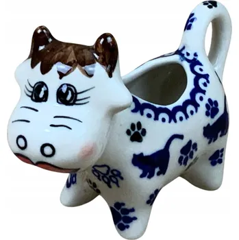 Konvička na mléko Konvička na mléko Krówka 150 Ml KOT Ceramika Bolesławiec Dárek pro Dítě