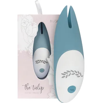Vibrátor Bloom Tulip - silikonový vibrační stimulátor (tyrkysový)