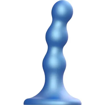 Dildo Strap-on-me Balls S - kuličkový přísavný dildo (modrý)