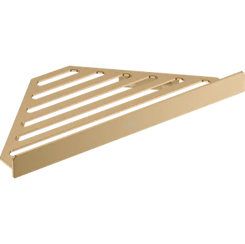 Koupelnový nábytek Hansgrohe AddStoris Košík do rohu, kartáčovaný bronz 41741140