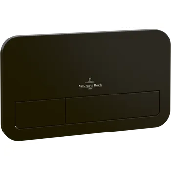 Splachovací tlačítko Villeroy & Boch ViConnect - Ovládací tlačítko k WC, černá matná 922490AN