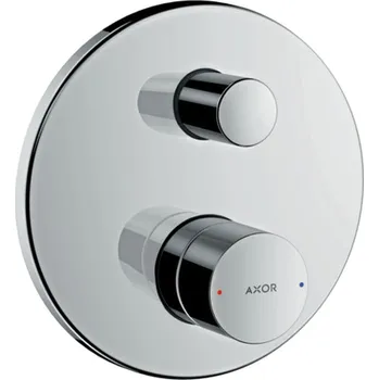 Vodovodní baterie AXOR Uno Páková vanová baterie s podomítkovou instalací, s rukojetí Zero, se zabudovanou bezpečnostní kombinací podle EN1717, chrom 45407000