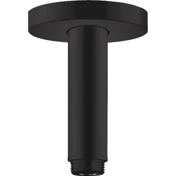 Tyč na sprchový závěs Hansgrohe přívod od stropu S 10 cm, matná černá 27393670