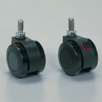 Nábytkové kování Dvojitá kolečka, se závitovým čepem FP55N10SR