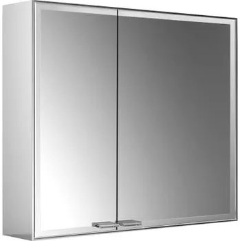 Koupelnový nábytek Emco Prestige 2 - Nástěnná zrcadlová skříň 788 mm široké dveře vpravo se světelným systémem, zrcadlová 989708002