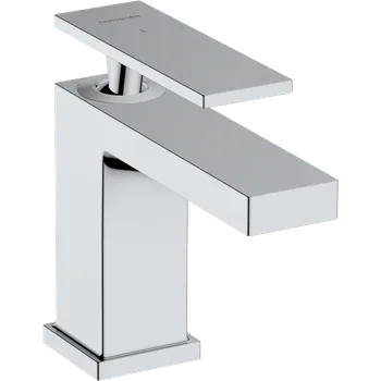 Vodovodní baterie Hansgrohe Tecturis E Stojánkový ventil 80 EcoSmart+ s páčkovou rukojetí pro studenou nebo předem nastavenou vodu bez odtokové soupravy, chrom 73013000