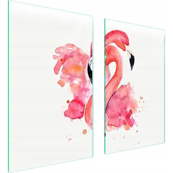 Obraz Skleněná ochranná deska na sporák 75x52 Pták