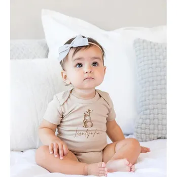 Body s vlastním jménem ZAJÍČEK Barva: Béžová, Velikost: Body 3-6m