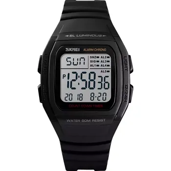 Hodinky SKMEI 1278 digitální hodinky Retro Age - Černé