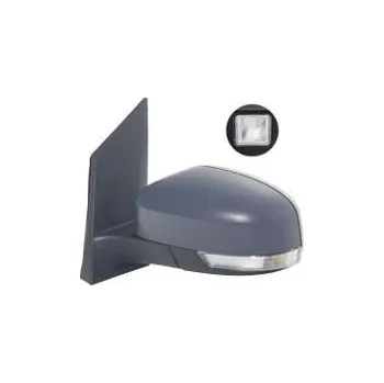 Auto zrcátko Levé zpětné zrcátko FORD FOCUS II | 2008-2010 | elektrické, elektricky sklápěné, vyhřívané, pro lak | SRL