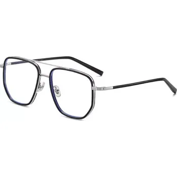 Počítačové brýle Brýle blokující modré světlo Retro 1977 Stříbrno černé