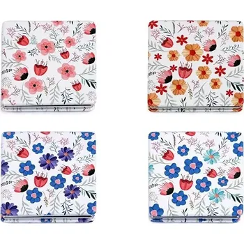 Kosmetické zrcátko Fuzio Kapesní kosmetické zrcátko zavírací s květy