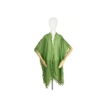 Dámská tunika ArtOfPolo pončo na plavky Pareo Novara Zelená