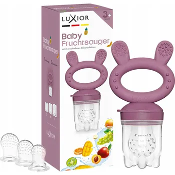 Kousátko LuXIor silikonové fialové