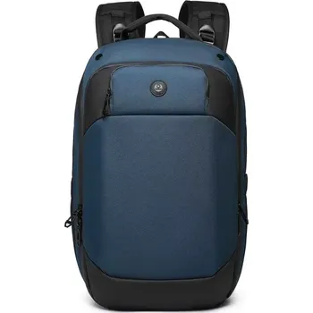 Městský batoh Ozuko studentský i cestovní batoh Manchán Modrý 28L