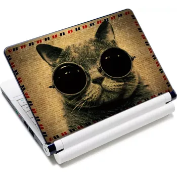 Huado fólie na notebook 12-15.6" Kočka s brýlemi
