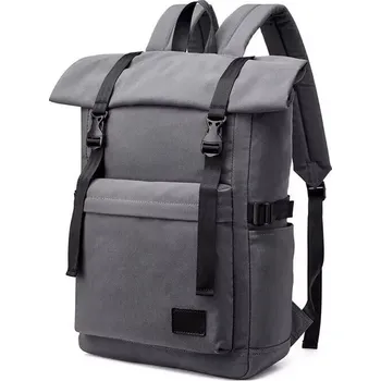 Canvasio plátěný canvas retro batoh Oropeza Šedý 30L