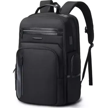 Městský batoh BANGE cestovní školní batoh s USB DENIZ Černý 30L