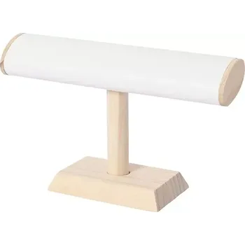 Šperkovnice Dřevěný Stojan na náramky a hodinky Bílý