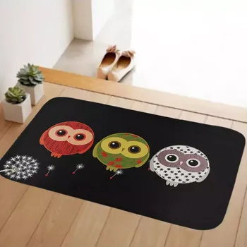 Koupelnová předložka HUADO koupelnová předložka 60x40 cm Tři sovičky