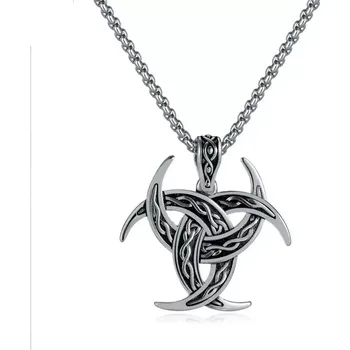 Přívěsek Přívěsek z chirurgické oceli Odinův uzel - Model BEZ ŘETÍZKU (pouze přívěsek)