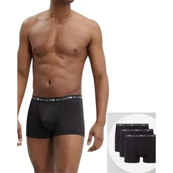 Boxerky Pánské boxery DIM 6596 3x černá COTTON černá XL