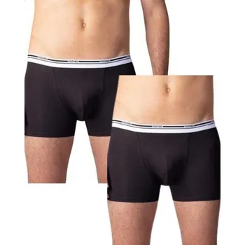 Pánské spodní prádlo Pánské boxery Bellinda 848317 2 kusy BLACK černá XXL