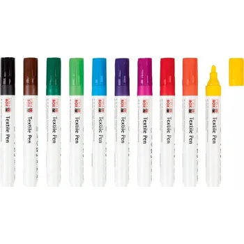 Fixy fixy Marabu na oblečení 10 ks, sada