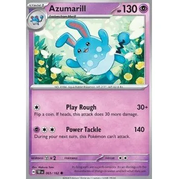 Volný čas Pokémon TEF 065/162 Azumarill - Temporal Forces Stav: Near Mint, Verze: NORMAL