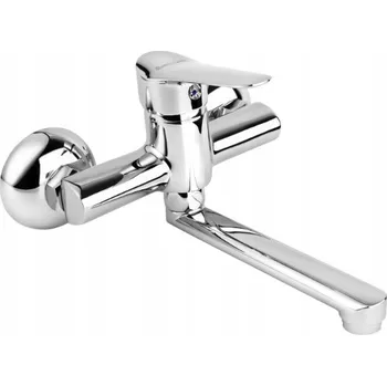 Vodovodní baterie Kuchyňská nástěnná baterie KFA Armatura Leonit stříbrná