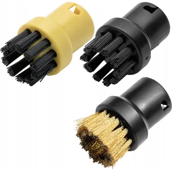 Příslušenství pro parní čistič Sada KARTÁČŮ 1+1+1 pro parní čistič Kärcher SC 1 2 3 4 5 na spáry a kartáč