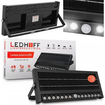 Venkovní osvětlení Fasádní lampa Ledhoff 1000 lm solární napájení