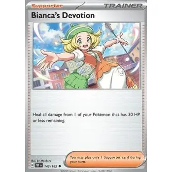 Sběratelská karetní hra Pokémon TEF 142/162 Bianca's Devotion - Temporal Forces Stav: Near Mint, Verze: NORMAL