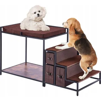 Schůdek Schůdky pro psa Vevor 3 stupně, 66 cm, nosnost 20 kg