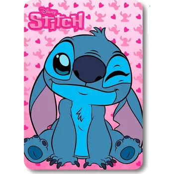 Dětská deka Dětská fleecová deka 100x140 Lilo a Stitch Disney, polar, přehoz