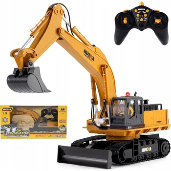 autíčko Bagr Buldozer RC 11CH 2.4 GHz 1:16 žlutá
