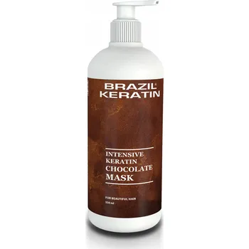 Vlasová regenerace Brazil Keratin MASKA s vůní čokolády pro suché a poškozené vlasy