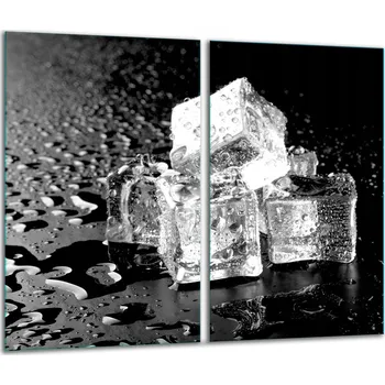 Obraz 2x SKLENĚNÁ OCHRANNÁ DESKA NA SPORÁK KOSTKY LEDU 7v1